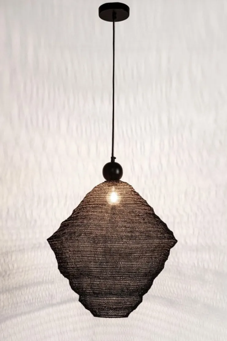 Lampadari>Bizzotto LAMPADARIO ODISSA ROMBO NERO D58