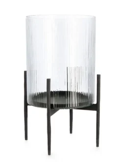 Lanterne>Bizzotto LANTERNA SIWAN VT NERO H40