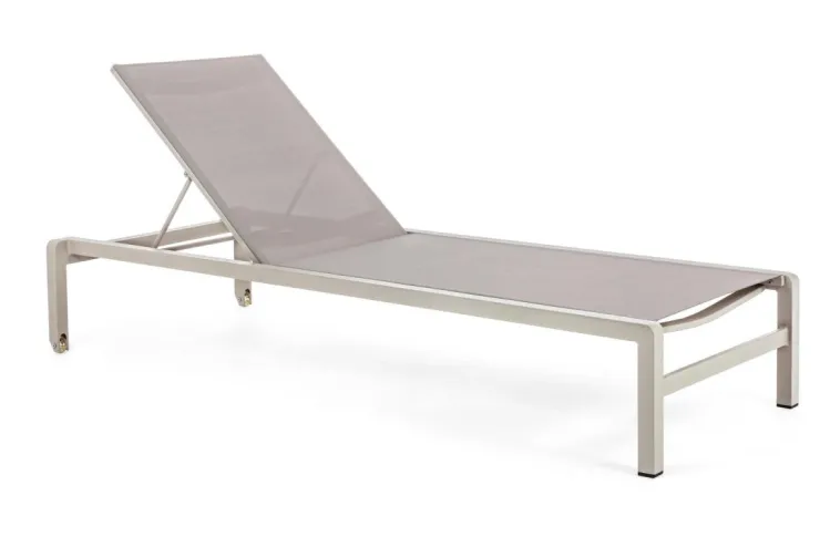 Lettini, Sdraio E Chaise Longue>Bizzotto LETTINO CON RUOTE IN ALLUMINIO IMPILABILE - KONNOR RASTIN