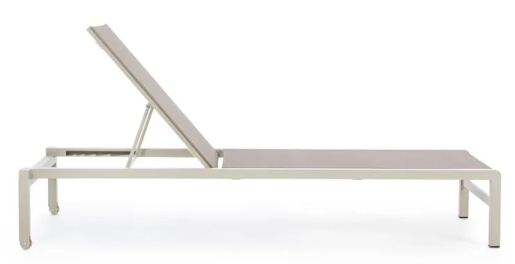 Lettini, Sdraio E Chaise Longue>Bizzotto LETTINO CON RUOTE IN ALLUMINIO IMPILABILE - KONNOR RASTIN