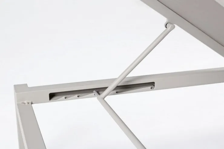 Lettini, Sdraio E Chaise Longue>Bizzotto LETTINO CON RUOTE IN ALLUMINIO IMPILABILE - KONNOR RASTIN