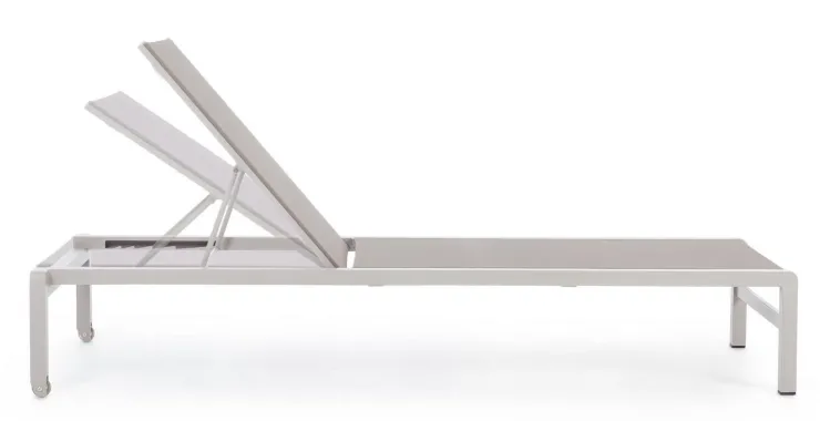 Lettini, Sdraio E Chaise Longue>Bizzotto LETTINO CON RUOTE IN ALLUMINIO IMPILABILE - KONNOR RASTIN