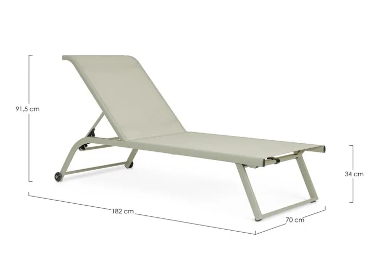 Lettini, Sdraio E Chaise Longue>Bizzotto LETTINO C-RUOTE TAYLOR BREEZE