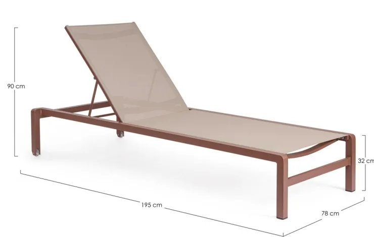 Lettini, Sdraio E Chaise Longue>Bizzotto LETTINO IMP. C-RUOTE KONNOR BARN