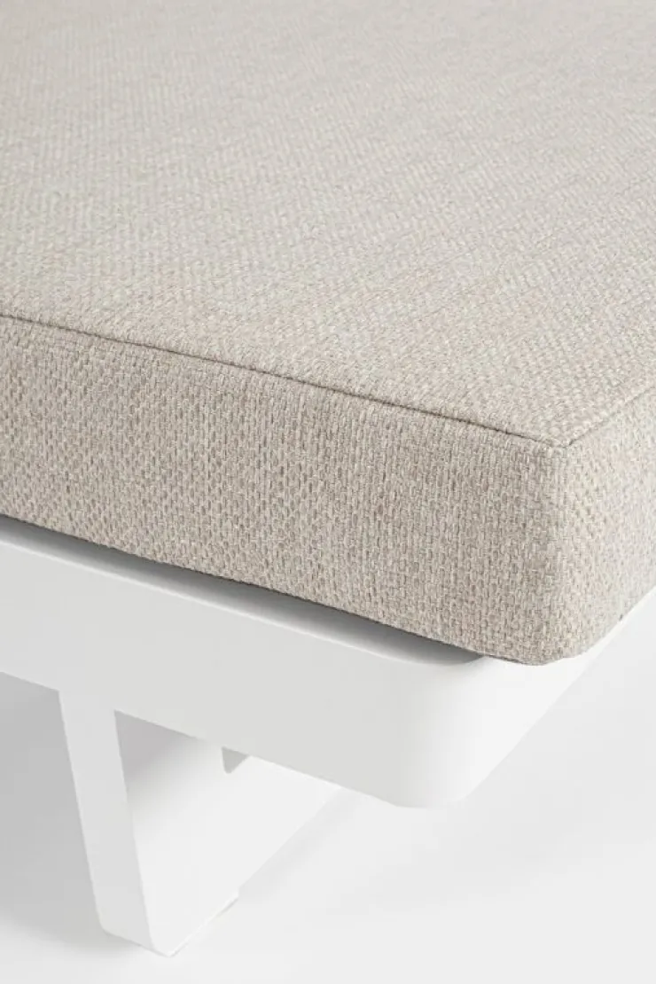 Lettini, Sdraio E Chaise Longue>Bizzotto LETTINO IN ALLUMINIO BIANCO WG20 - INFINITY