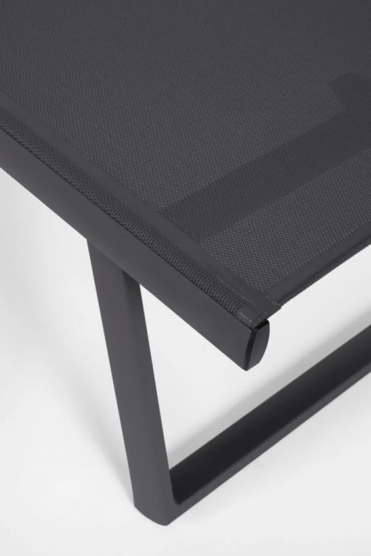 Lettini, Sdraio E Chaise Longue>Bizzotto LETTINO IN ALLUMINIO CON RUOTE ANTRACITE - TAYLOR