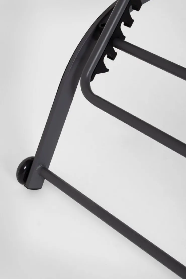 Lettini, Sdraio E Chaise Longue>Bizzotto LETTINO IN ALLUMINIO CON RUOTE ANTRACITE - TAYLOR