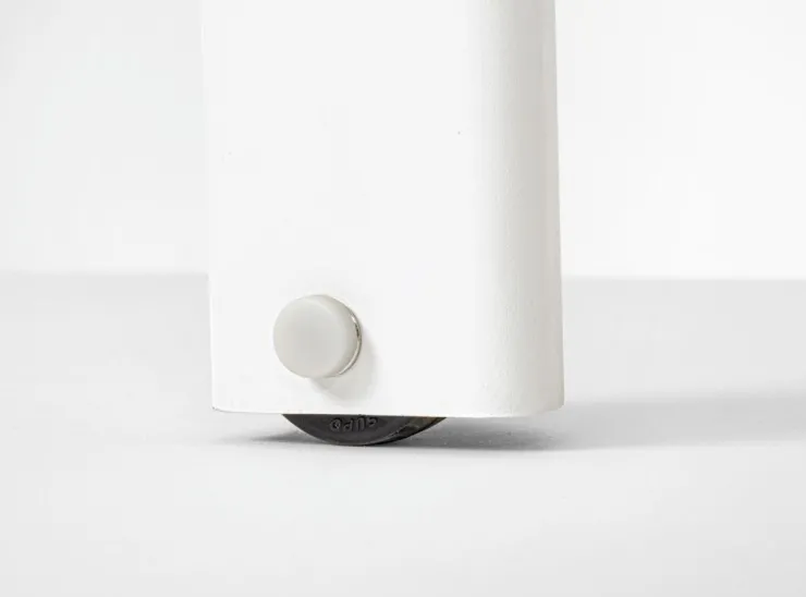 Lettini, Sdraio E Chaise Longue>Bizzotto LETTINO IN ALLUMINIO CON RUOTE BIANCO YK11 - SKIPPER NEW