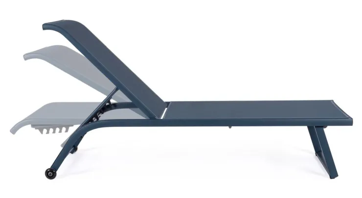 Lettini, Sdraio E Chaise Longue>Bizzotto LETTINO IN ALLUMINIO NAVY - TAYLOR