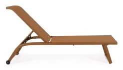 Lettini, Sdraio E Chaise Longue>Bizzotto LETTINO IN ALLUMINIO PECAN - TAYLOR