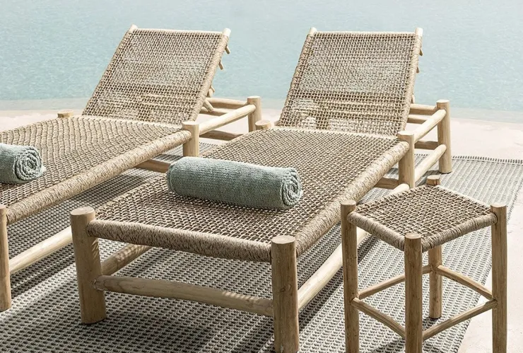 Lettini, Sdraio E Chaise Longue>Bizzotto LETTINO IN FIBRA SINTETICA - LAMPOK
