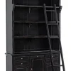 Librerie>Bizzotto LIBRERIA IN LEGNO NERO - JEFFERSON