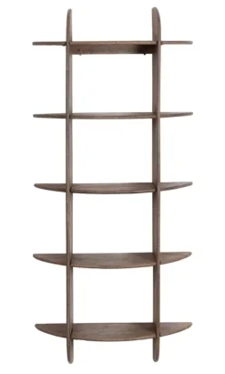Mensole E Pensili>Bizzotto MENSOLA 5P WESTWOOD RUSTIC BROWN