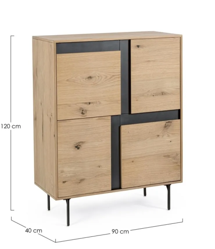 Credenze>Bizzotto MOBILE ALTO IN LEGNO - STANWOOD