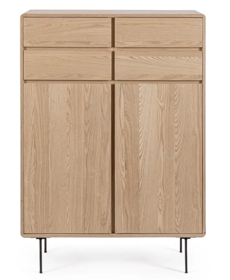 Credenze>Bizzotto MOBILE ALTO IN LEGNO NATURALE - WIDALD