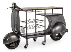 Carrelli Ed Espositori>Bizzotto MOBILE BAR IN METALLO - VESPA REPLICA