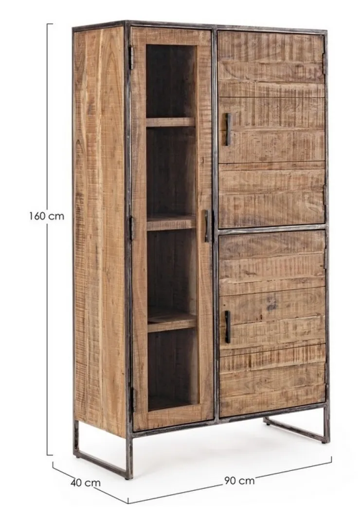 Vetrine>Bizzotto MOBILE IN LEGNO 3 ANTE - ELMER