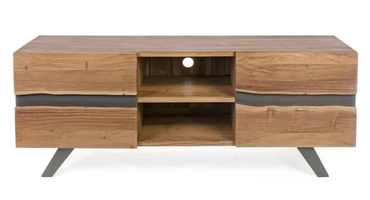 Porta Tv E Mobili Bassi>Bizzotto MOBILE IN LEGNO - ARON