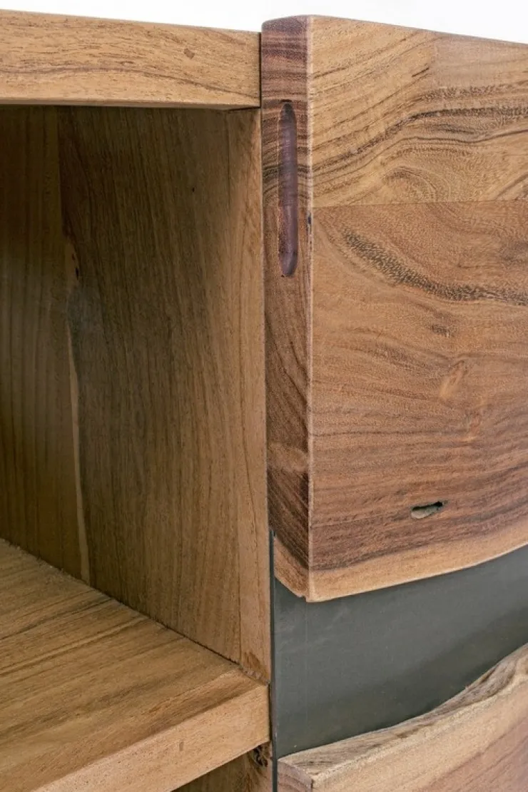 Porta Tv E Mobili Bassi>Bizzotto MOBILE IN LEGNO - ARON