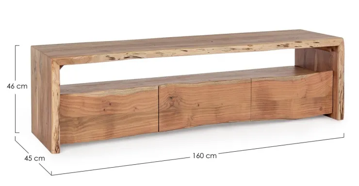Porta Tv E Mobili Bassi>Bizzotto MOBILE IN LEGNO - ENEAS