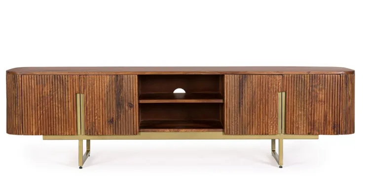 Porta Tv E Mobili Bassi>Bizzotto MOBILE PORTA TV 1 PIANO IN LEGNO - VILAS