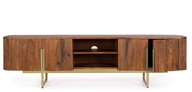 Porta Tv E Mobili Bassi>Bizzotto MOBILE PORTA TV 1 PIANO IN LEGNO - VILAS
