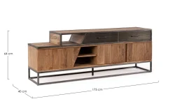 Porta Tv E Mobili Bassi>Bizzotto MOBILE PORTA TV IN LEGNO - JANAK