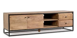 Porta Tv E Mobili Bassi>Bizzotto MOBILE PORTA TV IN LEGNO SHEESHAM - NARTAN