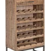 Mobili Bar E Cantinette|Mobili Contenitori>Bizzotto MOBILE PORTABOTTIGLIE IN LEGNO - ELMER