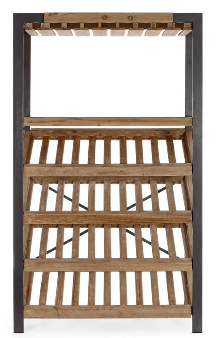 Mobili Bar E Cantinette|Mobili Contenitori>Bizzotto MOBILE PORTABOTTIGLIE IN LEGNO - KANTIN