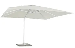 Ombrelloni>Bizzotto OMBRELLONE BRACCIO IN ALLUMINIO 4X4 BIANCO - EDEN