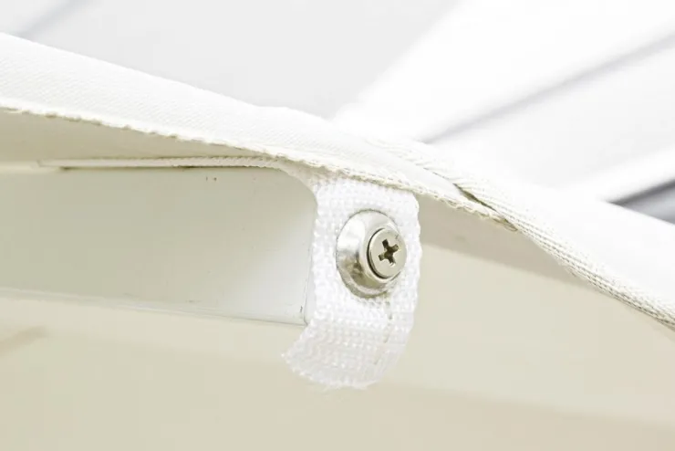 Ombrelloni>Bizzotto OMBRELLONE IN ALLUMINIO 4X4 BIANCO GRIGIO - ALGHERO