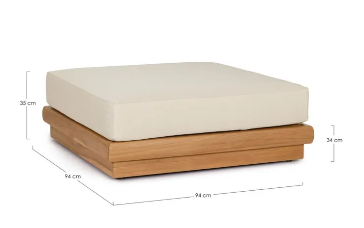Pouf Da Esterno>Bizzotto OTTOMAN C-C DELGADA