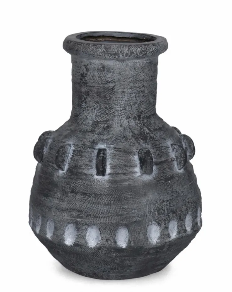 Vasi E Coprivasi>Bizzotto P. VASO BUCCHERO TONDO GRIGIO D37