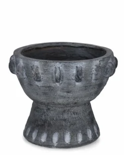 Vasi E Coprivasi>Bizzotto P. VASO BUCCHERO TONDO GRIGIO D39