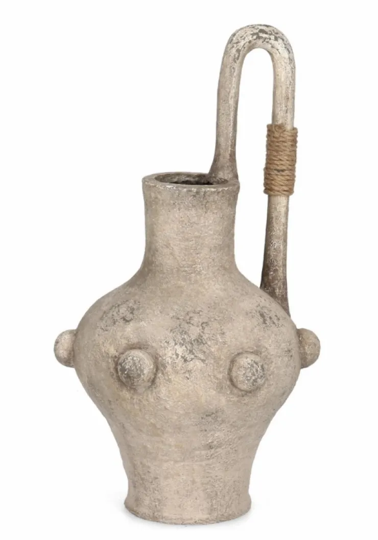 Vasi E Coprivasi>Bizzotto P. VASO CROMITE TONDO BEIGE H74