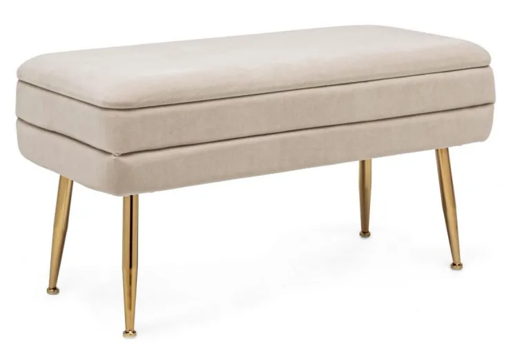 Panchette>Bizzotto PANCA CONTENITORE BEIGE - PAVLINA