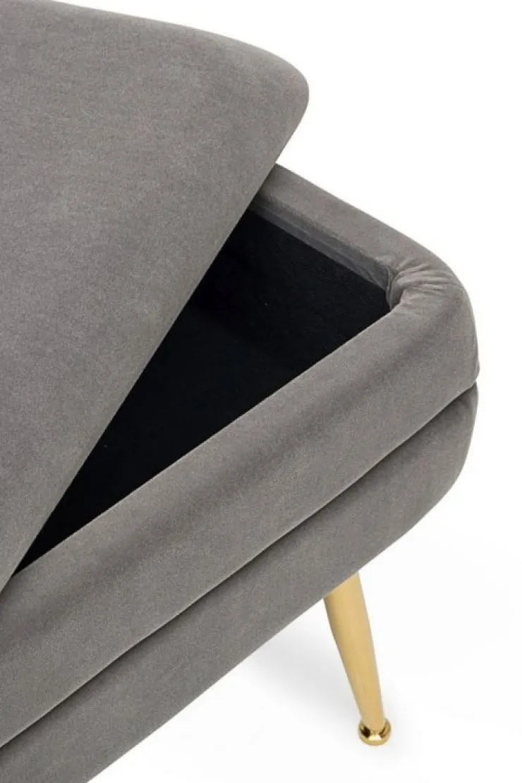 Panchette>Bizzotto PANCA CONTENITORE GRIGIO SCURO - PAVLINA