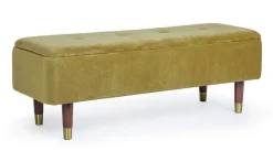 Panchette>Bizzotto PANCA CONTENITORE IN VELLUTO OLIVE - KIRA