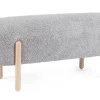 Panche>Bizzotto PANCA EFFETTO BOUCLE' GRIGIO CHIARO - DAYLA