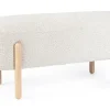 Panche>Bizzotto PANCA EFFETTO BOUCLE' NATURALE - DAYLA