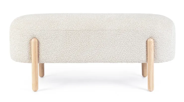 Panche>Bizzotto PANCA EFFETTO BOUCLE' NATURALE - DAYLA