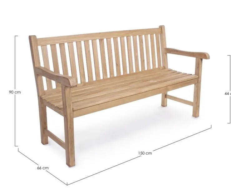 Panchine Da Giardino>Bizzotto PANCA IN TEAK - LINDA