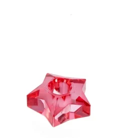 Vasi E Portacandele Natalizi>Bizzotto P.CANDELA ELDRID VT STELLA ROSSO 7,5X7,5