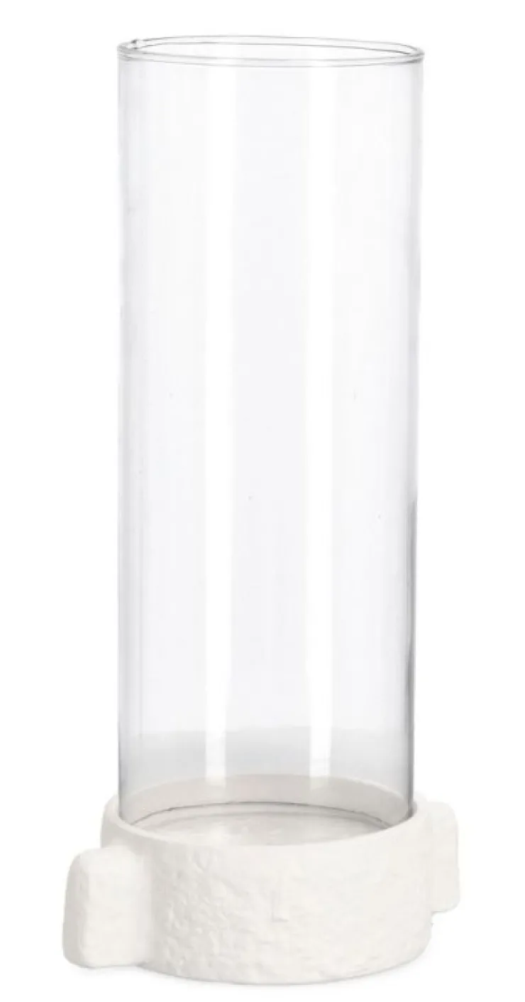 Portacandele>Bizzotto P.CANDELA HISAR BIANCO H31