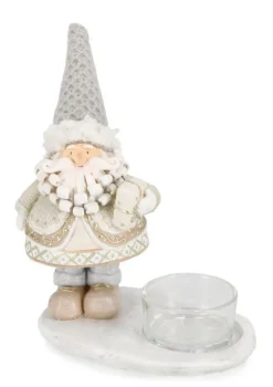 Vasi E Portacandele Natalizi>Bizzotto P.CANDELA 1P CHAREL BABBO C-REGALO