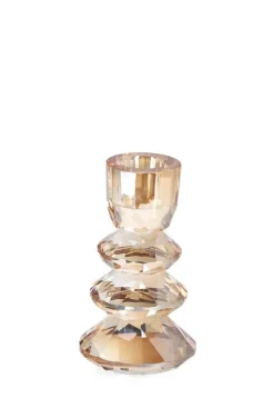 Vasi E Portacandele Natalizi>Bizzotto P.CANDELA 1P ELDRID VT AMBRA D6X11H