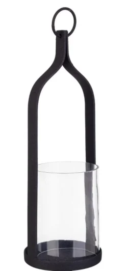 Portacandele>Bizzotto P.CANDELA 1P RIDHI NERO H30