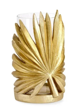 Portacandele>Bizzotto P.CANDELA PALONG FOGLIA PALMA ORO H24,5