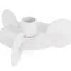 Portacandele>Bizzotto P.CANDELA RIDHI 1P BIANCO D12,5